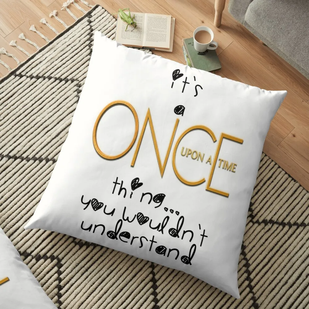 

Once Upon a Time Thing Floor Pillow Pillowcases Cushion Covers Sofa Luxury Living Room Decorative Cushions