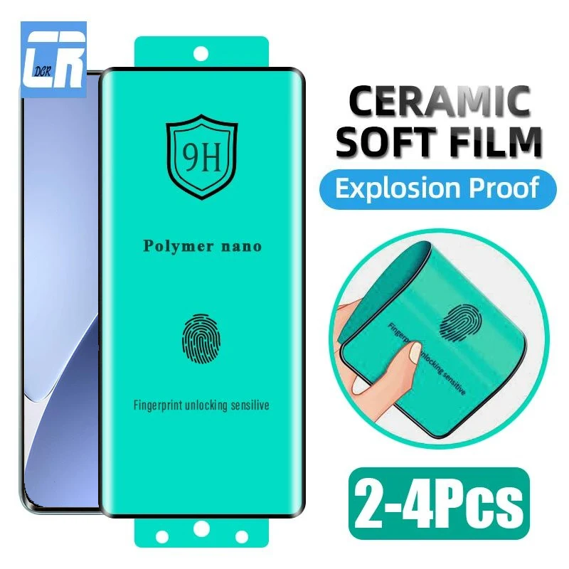 2-4pcs Explosion-proof Ceramic Film For Xiaomi 15 Pro 14 Ultra 13 12s 11 12x 14 Civi 4 Screen Protector Redmi Note 14 13 ProPlus