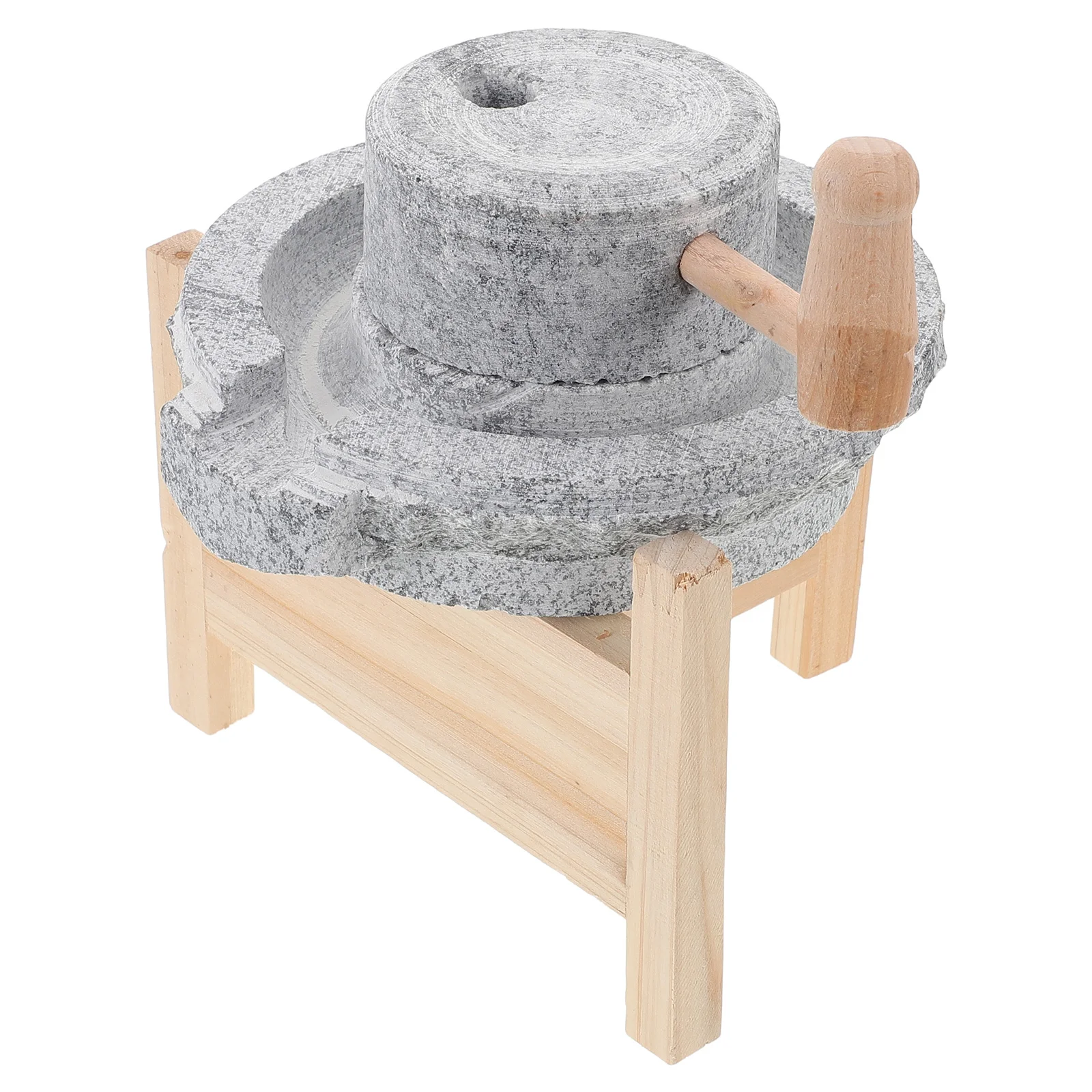 

Handmade Bluestone Mini Stone Mill Desktop Ornament Home Decor Vintage Grinder Farmhouse Millstone Small Natural