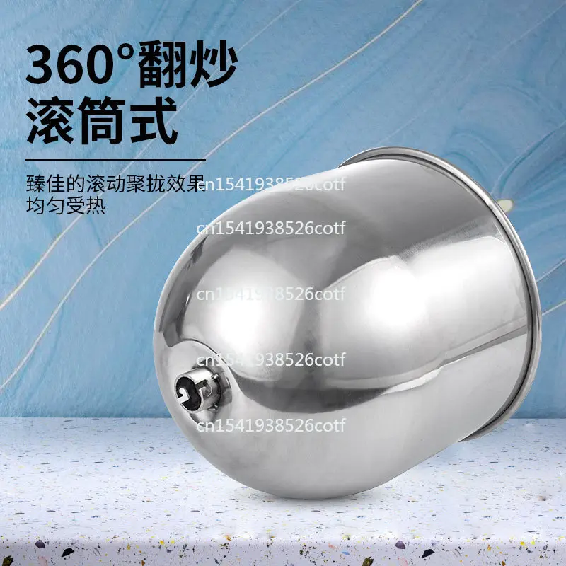Automatic wok 304 stainless steel pot bile three-dimensional stir-frying lazy kitchen single product utensils automatic pot bile