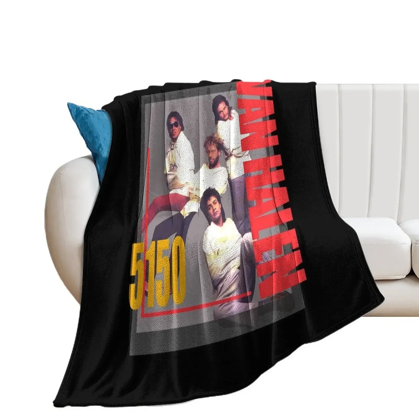 Vintage Ván Halen 5150 Tour Throw Blanket Blankets For Sofas Quilt Blankets