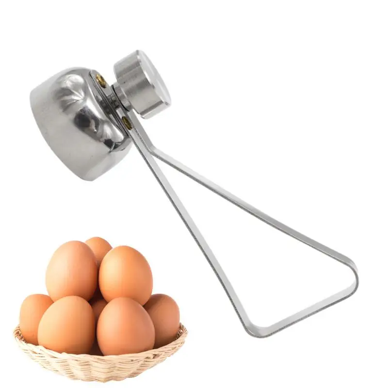 手動エッグオープナーツール、耐久性のあるブレーカ、ハエッグトッパー、調理用シェルカッター、キッチンガジェット