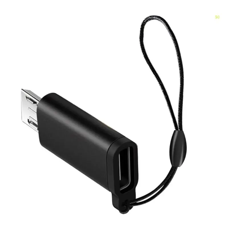 유형 C-마이크로 USB 변환기 USB C-끈 Dropshipping이있는 마이크로 USB 어댑터 커넥터