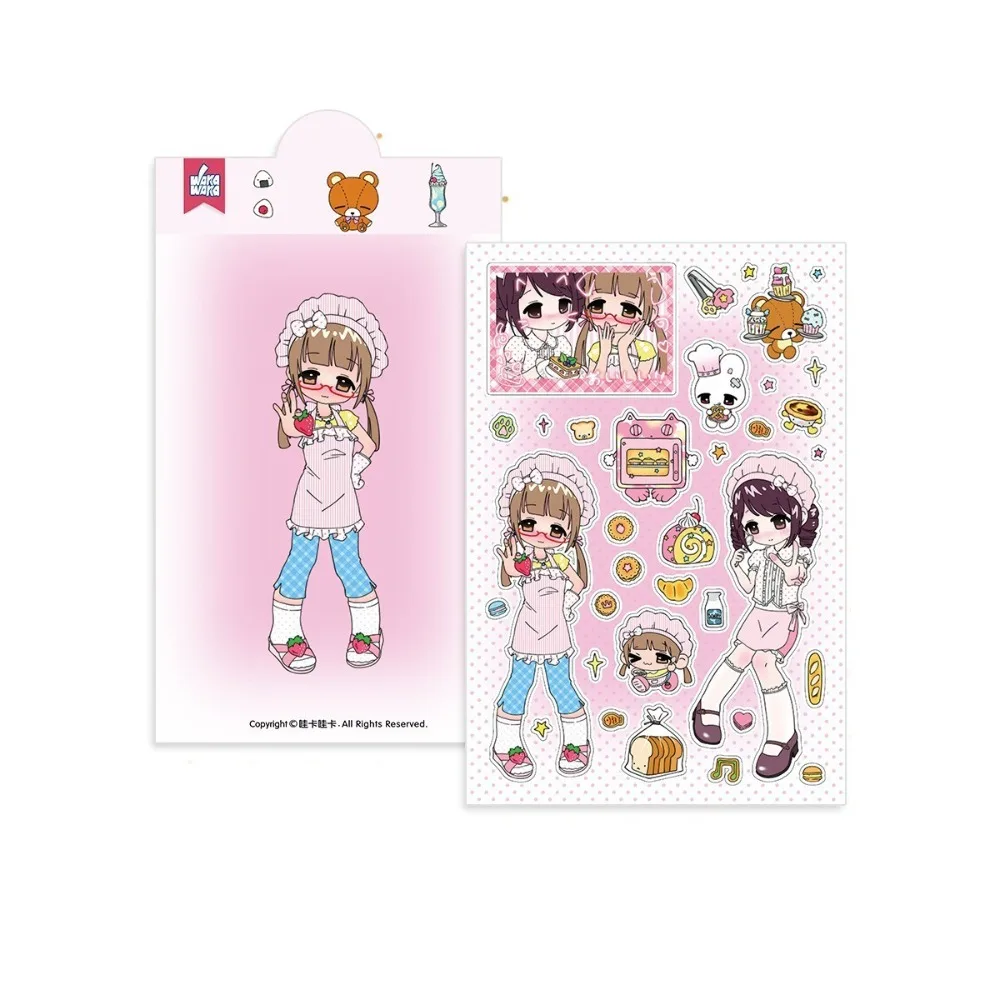 

Новые наклейки «сделай сам», наклейки для скрапбукинга, каваи, милые наклейки «История аниме», клейкие наклейки для телефона, ремесленные наклейки