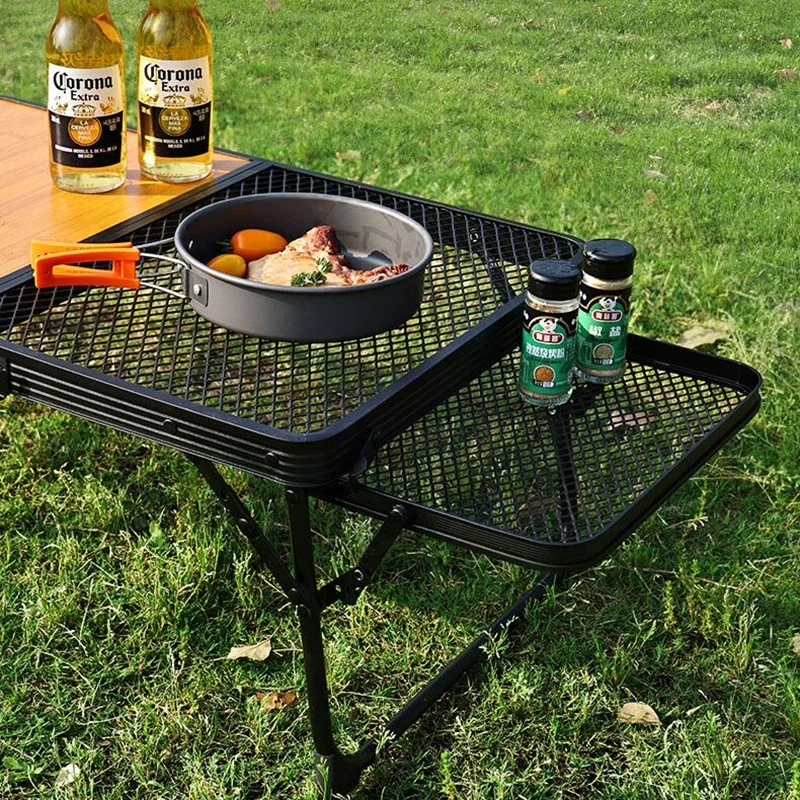 

Fold Height Adjustable Outdoor Tables Picnic Camp Out Portable Equipment Set Outdoor Tables Beach Sunshade Furniture Mesa FYOT