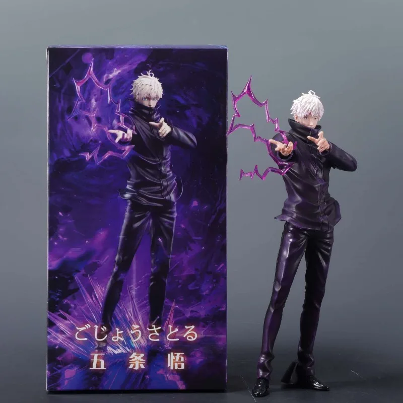 

31cm New Jujutsu Kaisen Gojo Satoru Model Anime Figures Toy Figurine Collection Desktop Ornament Boys Holiday Gifts