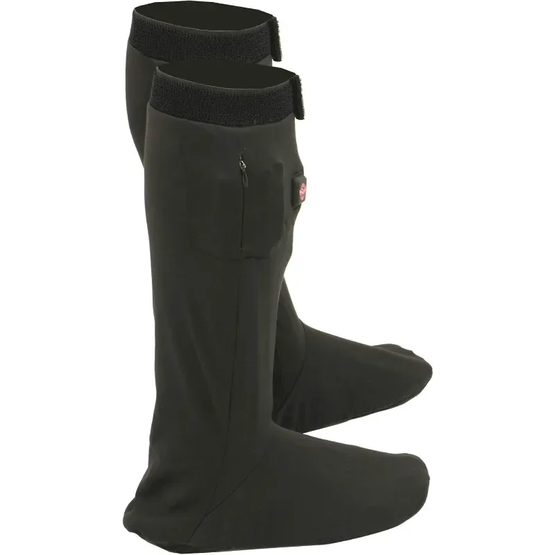 

Nexgen Heat MP7905 Мужские черные зимние носки с подогревом для лыж, верховой езды — нагревательные элементы сверху и снизу с аккумулятором — большой