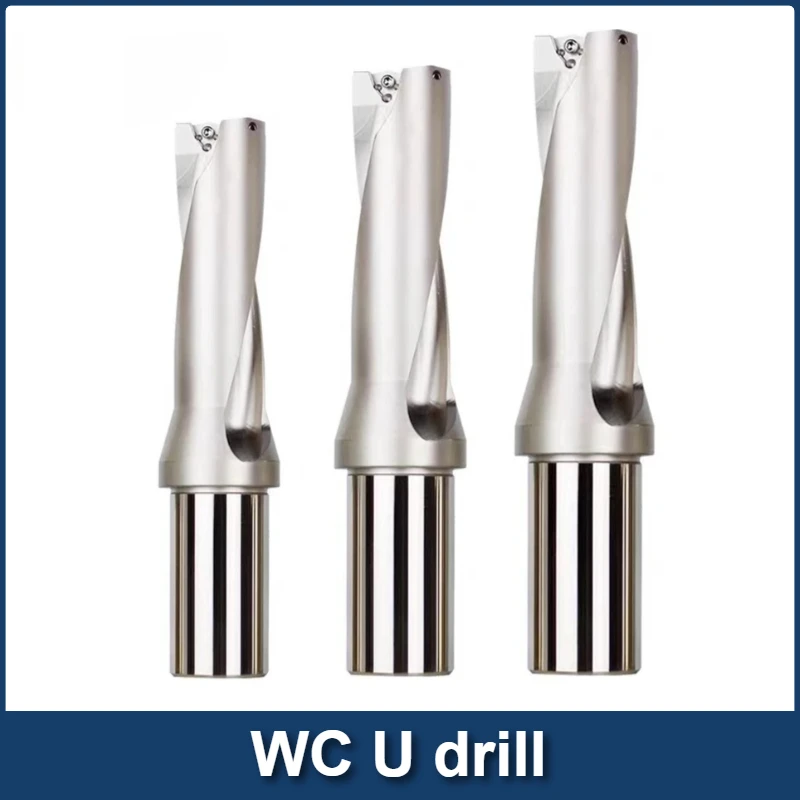 

WC Indexable Drill Lathe Fast U Drill CNC High Efficiency Hole Making 2D 3D 4D WCMT Carbide Insert Aluminum Steel