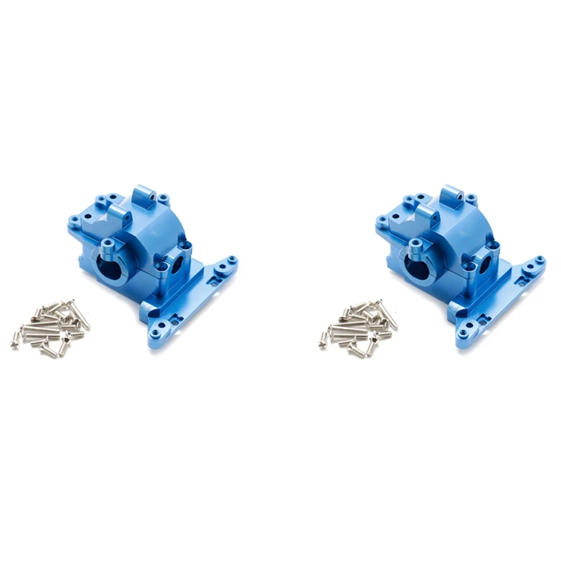 

2X Metal Front Rear Gearbox Housing Gear Box For 1/18 Traxxas Latrax Teton Desert Prerunner SST RC Car Upgrade Parts,2