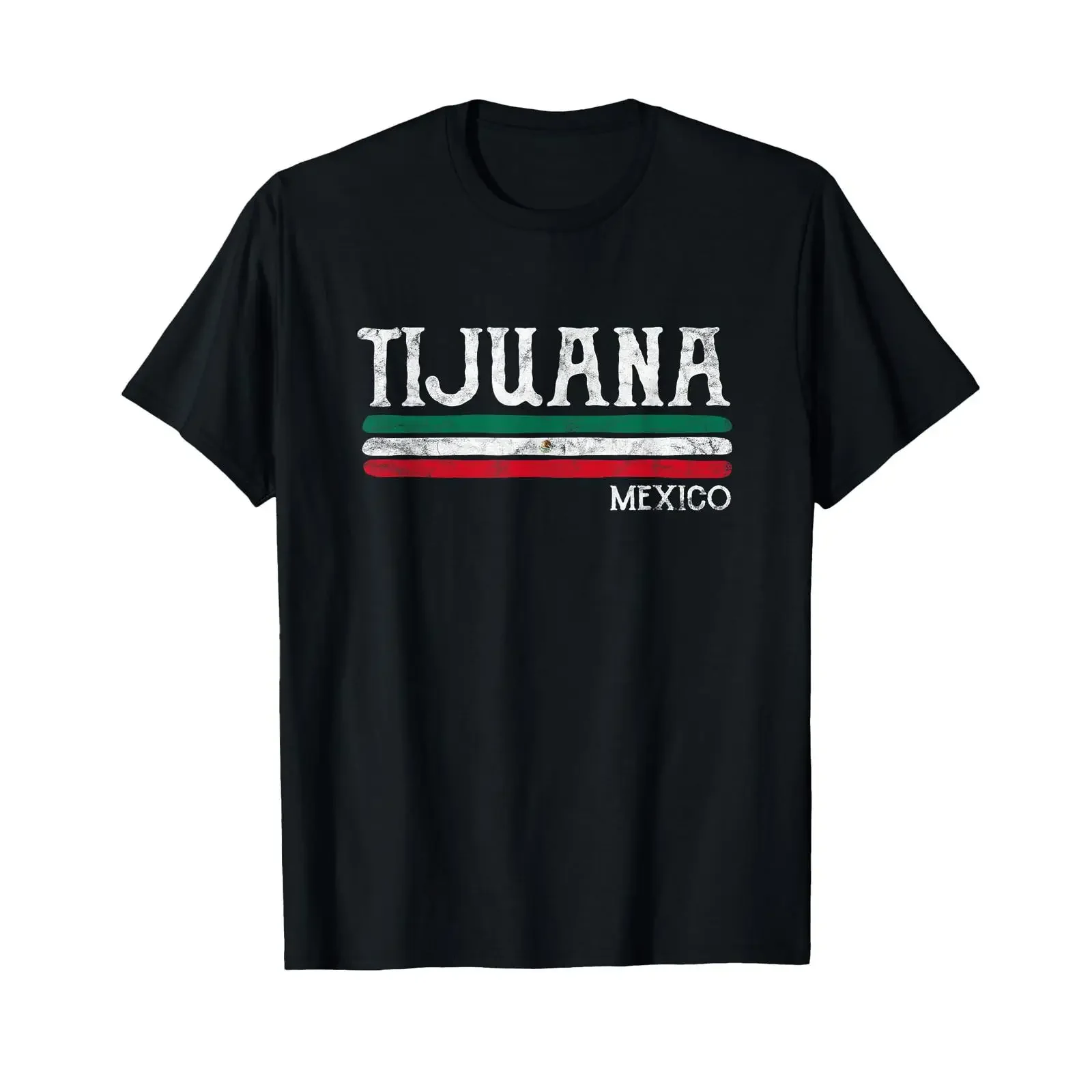 Tijuana Mexico T Shirt vintage Washed Soft Comfortable fashion Versatile Slightly Unisex designer clothes streetwear homme
