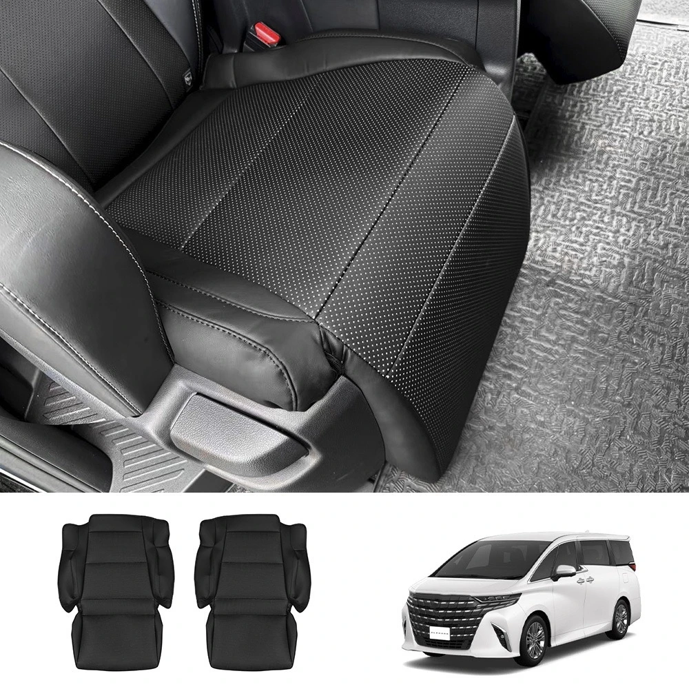 

For Toyota ALPHARD VELLFIRE 40 Series 2023-2026 Car Seat Cover Leather Car Leg Support Extension Memory Foam Seat Cushion Covers