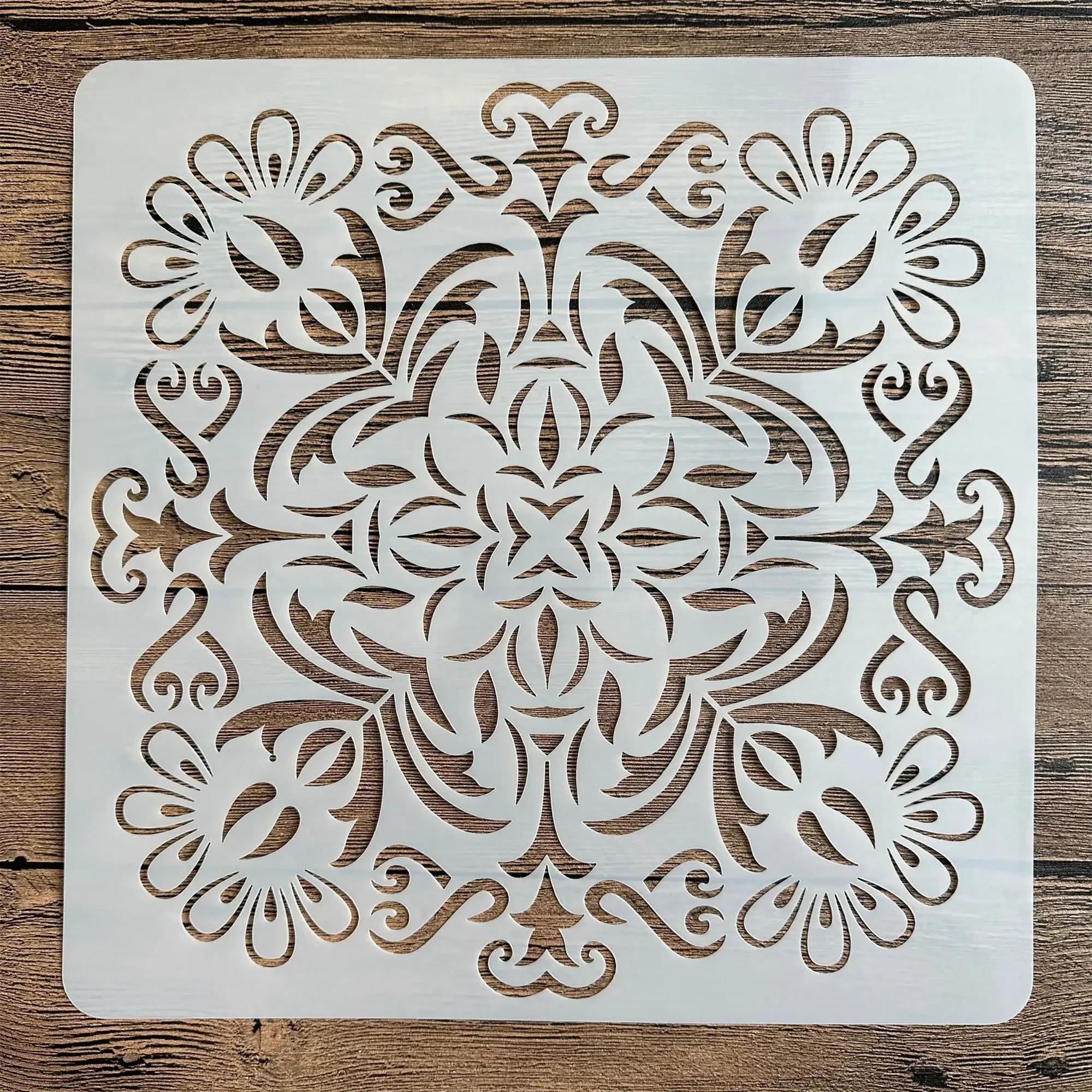 

30 * 30cm size diy mold for painting stencils stamped photo album embossed paper card on wood, fabric,wall mandala stencils