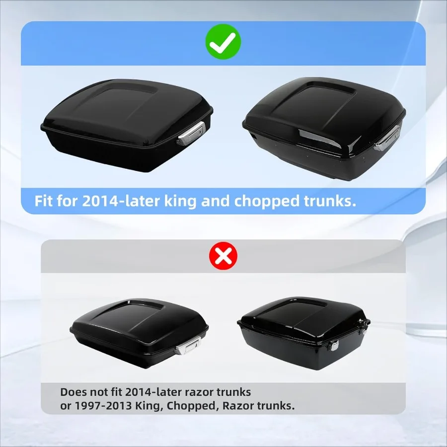 مجموعة مصابيح خلفية LED من King Trunk متوافقة مع Harley Touring Road King Road Street Electra Glide Tri Glide #2