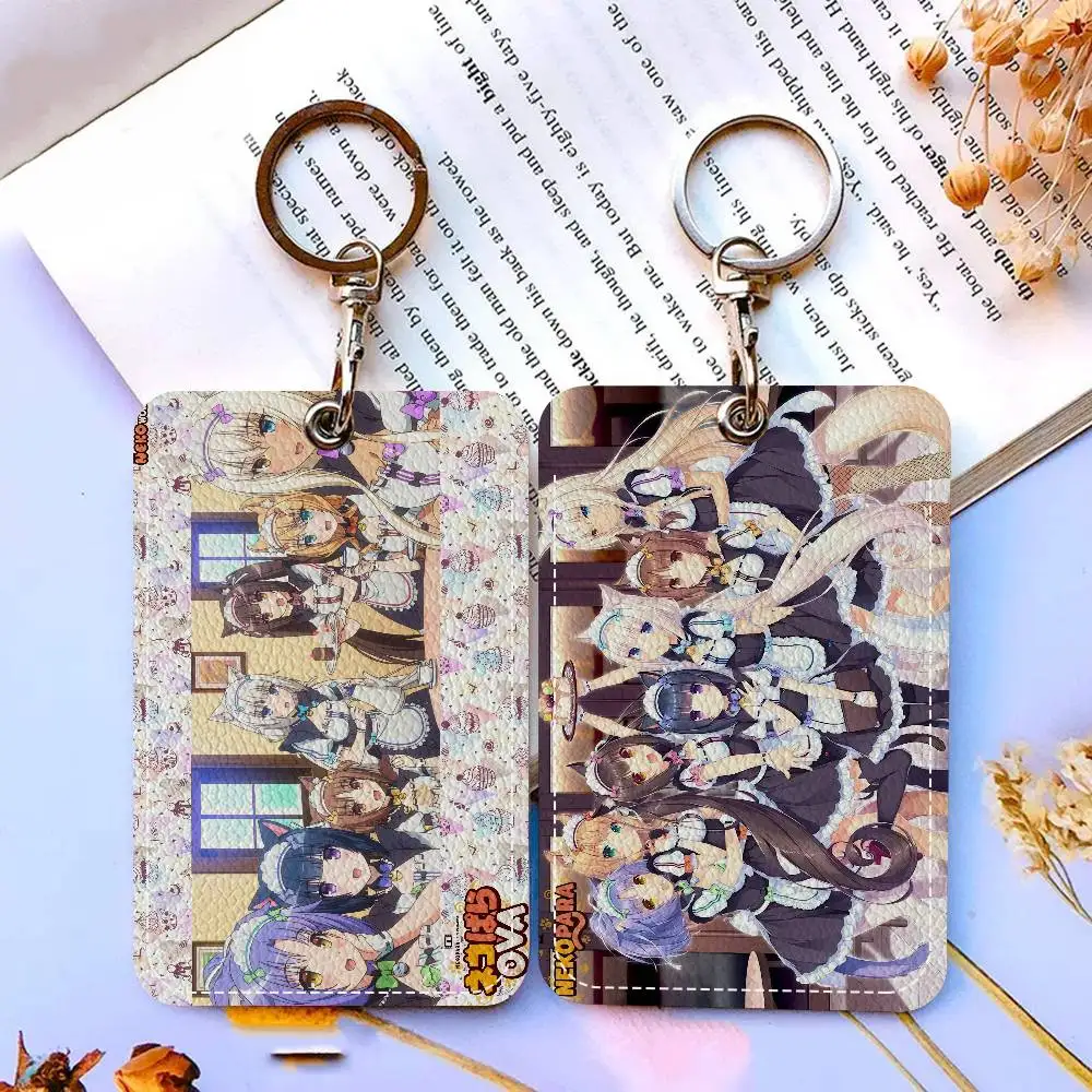 

N-Nekopara аниме-игра 1 шт. INS креативный мультяшный студенческий держатель для карточек кампуса для карточек еды, автобусных карт, рабочих карт и т. д.