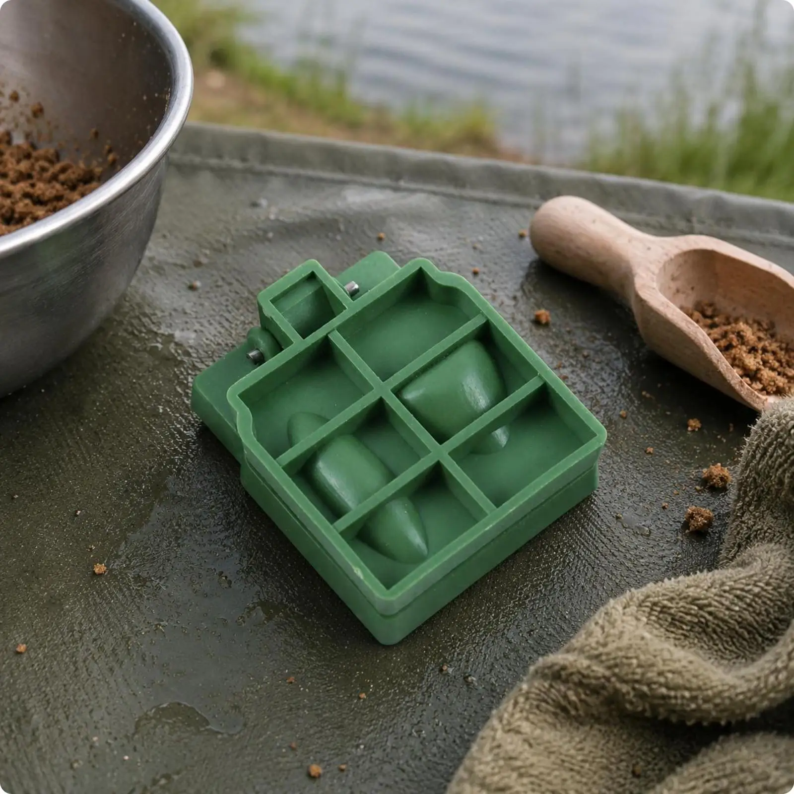 Fishing Mold Compact Clamshell Design PP Plastic Former DIY Equipment for Fish Lure Making view 2