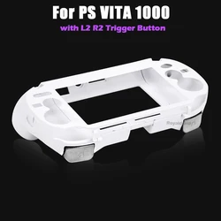 White Replacement Frosted Hand Grip Joypad Stand Case with L2 R2 Trigger Button For PS VITA/PSV1000/PSV 1000 Game Accessories