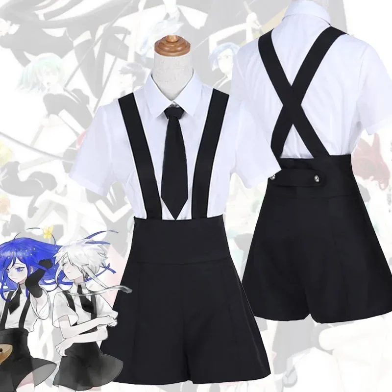 

Anime Land of The Lustrous Cosplay Costume Diamond Phosphophyllite Bort Overalls Bodysuit Outfits Halloween Party Sets for Women