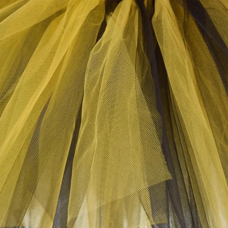 N58f Tier Kostüm Set Biene Ohren Stirnband Flügel -Röcke für Kinder Mädchen Halloween Party Kostüm Tier Cosplay