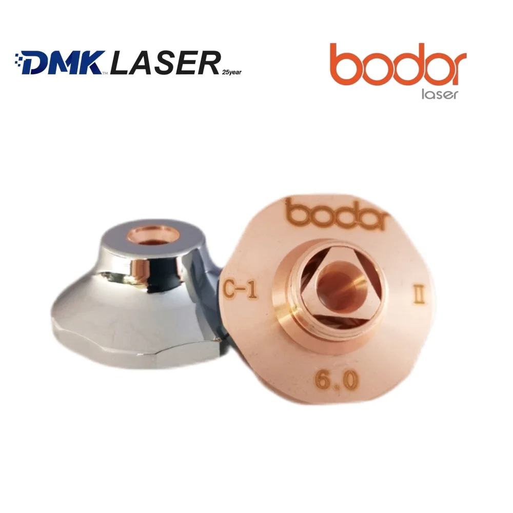 Bodor original D25 Hexagonal High-Speed cutting cooper nozzles D25M11H15 single/double layer for Carbon steel thick plate cut