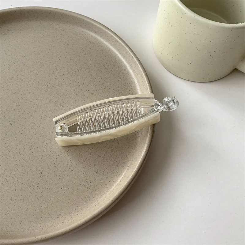 الكورية ذيل حصان الشعر انتزاع التمساح دبوس الشعر خلات الموز كليب الفتيات النساء أغطية الرأس أدوات تصفيف الشعر الملحقات