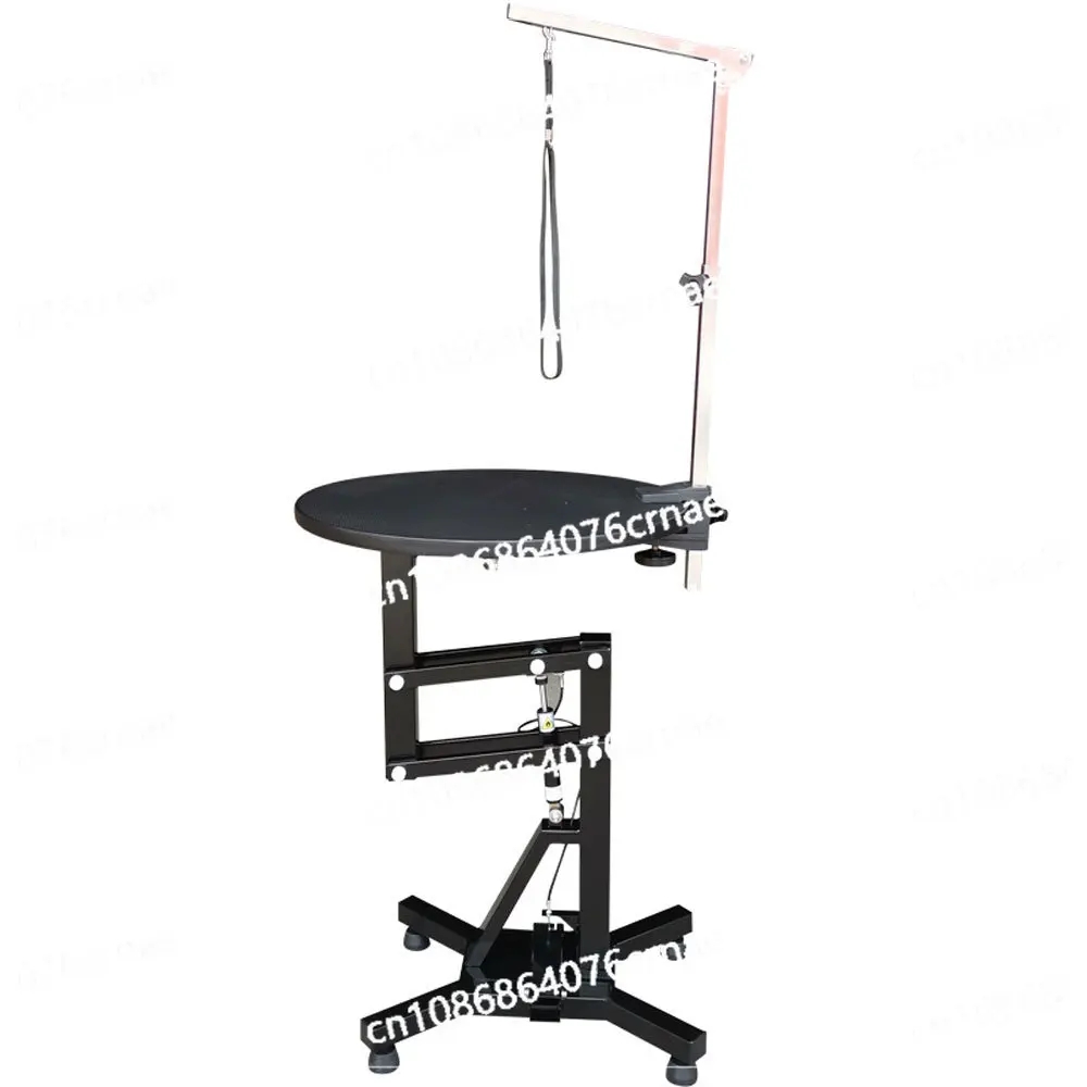 Pet Air Pressure Grooming Table  Puppy Grooming Care Tool Modeling Pneumatic Lift Rotating Shearing