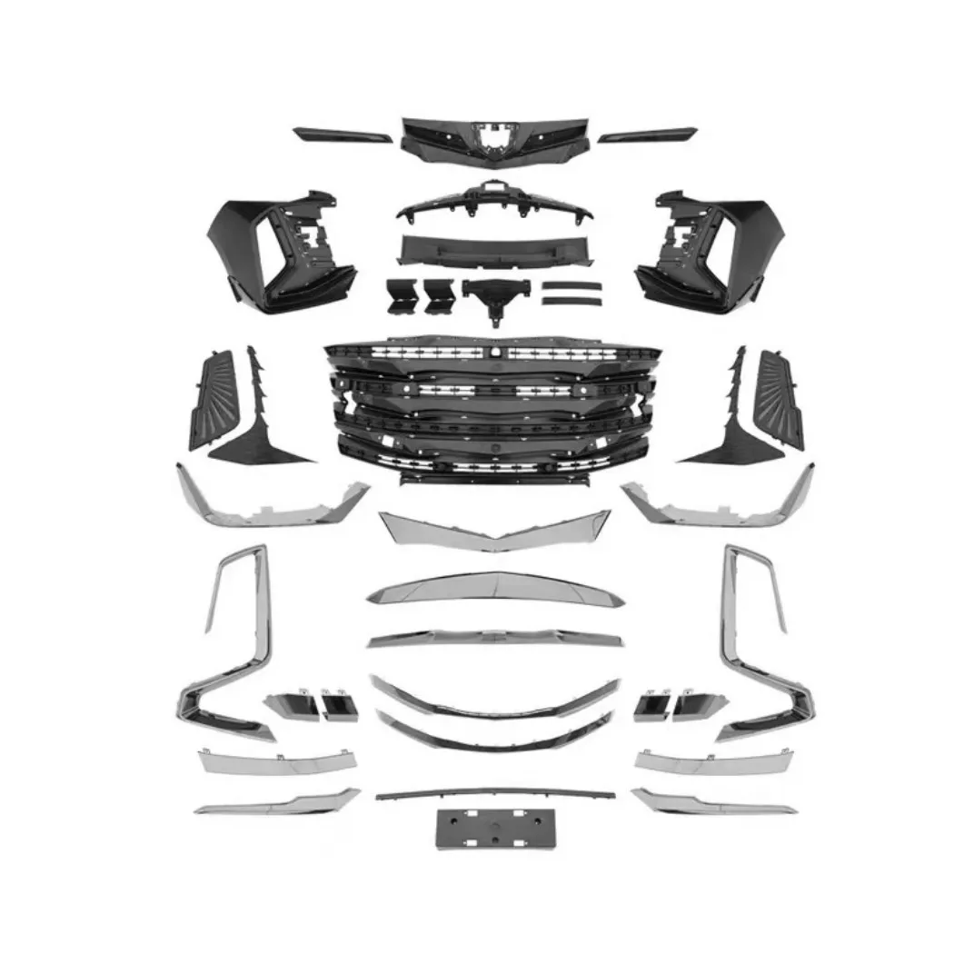 

Hot Selling Car Parts to Alphard Century Hawk Black Chrome Electroplating Grill Kits for Alphard 2019-On Anh30 Facelift