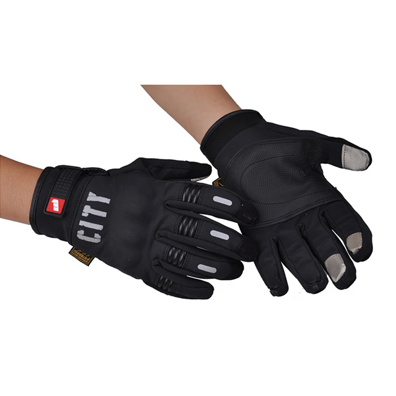 Inverno dedo cheio luvas da motocicleta à prova dwaterproof água gant moto manter quente dos homens luvas de moto tela toque guantes moto equitação luvas