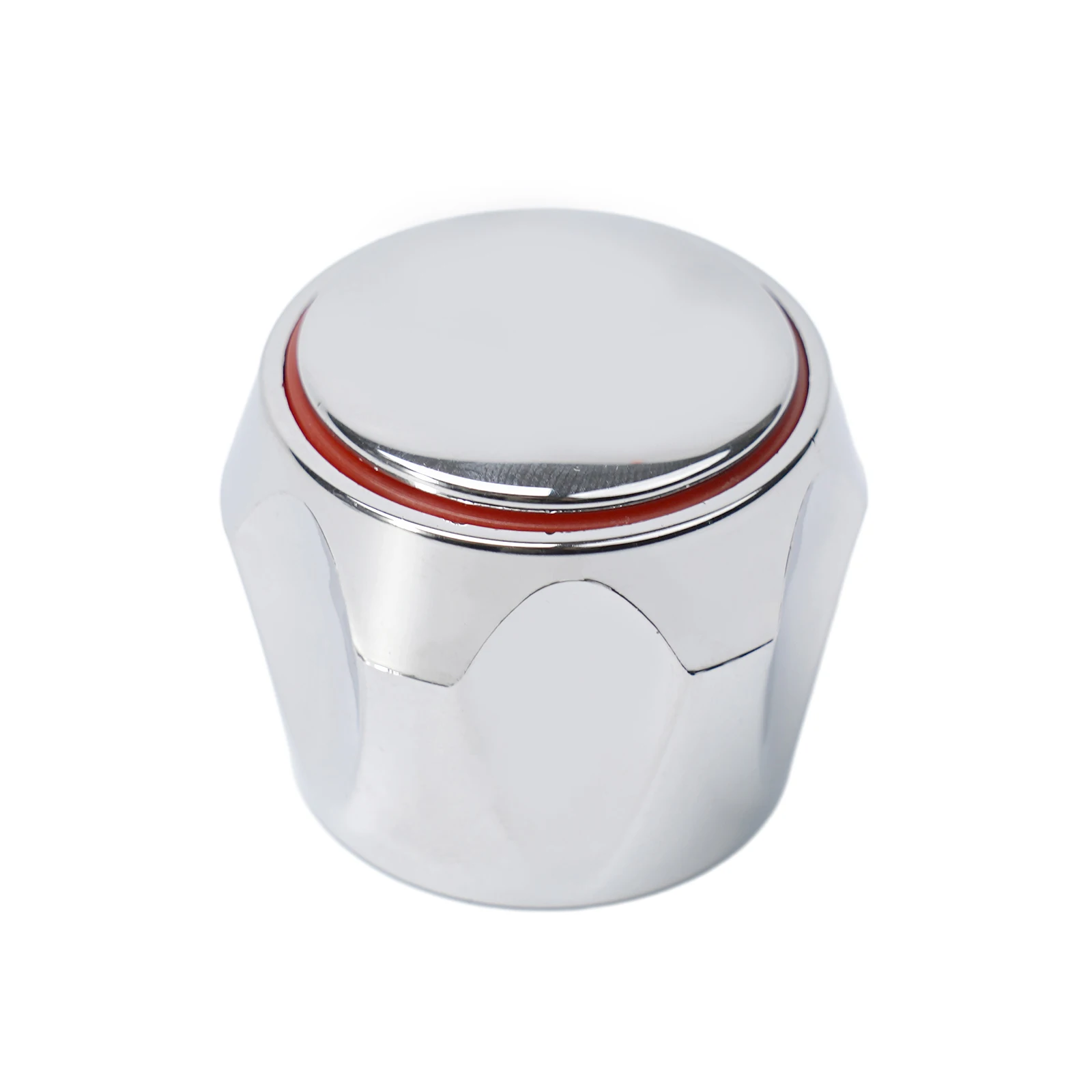 Replacement Tap Handle Cover for Cold Hot Faucet Chrome Finish Compatible with 9mm 20 Tooth Valve Core Garden Watering