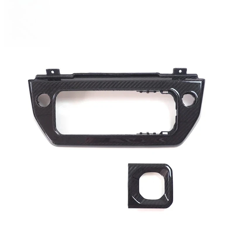 

Правая рука, кнопка режима кондиционера из углеродного волокна, декоративная рамка для Land Rover Defender 2020+