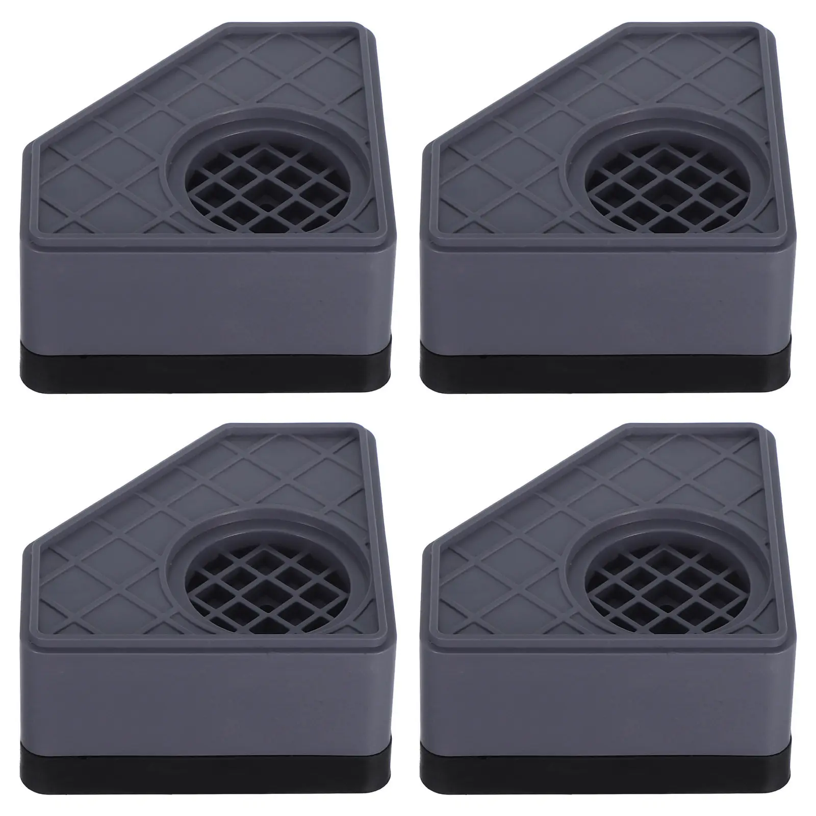 4Pcs Universal Washing Machine Foot Pads Heavy-Duty Anti-Vibration Shock Absorbing Non-Slip Stabilizer Pads for Dryers