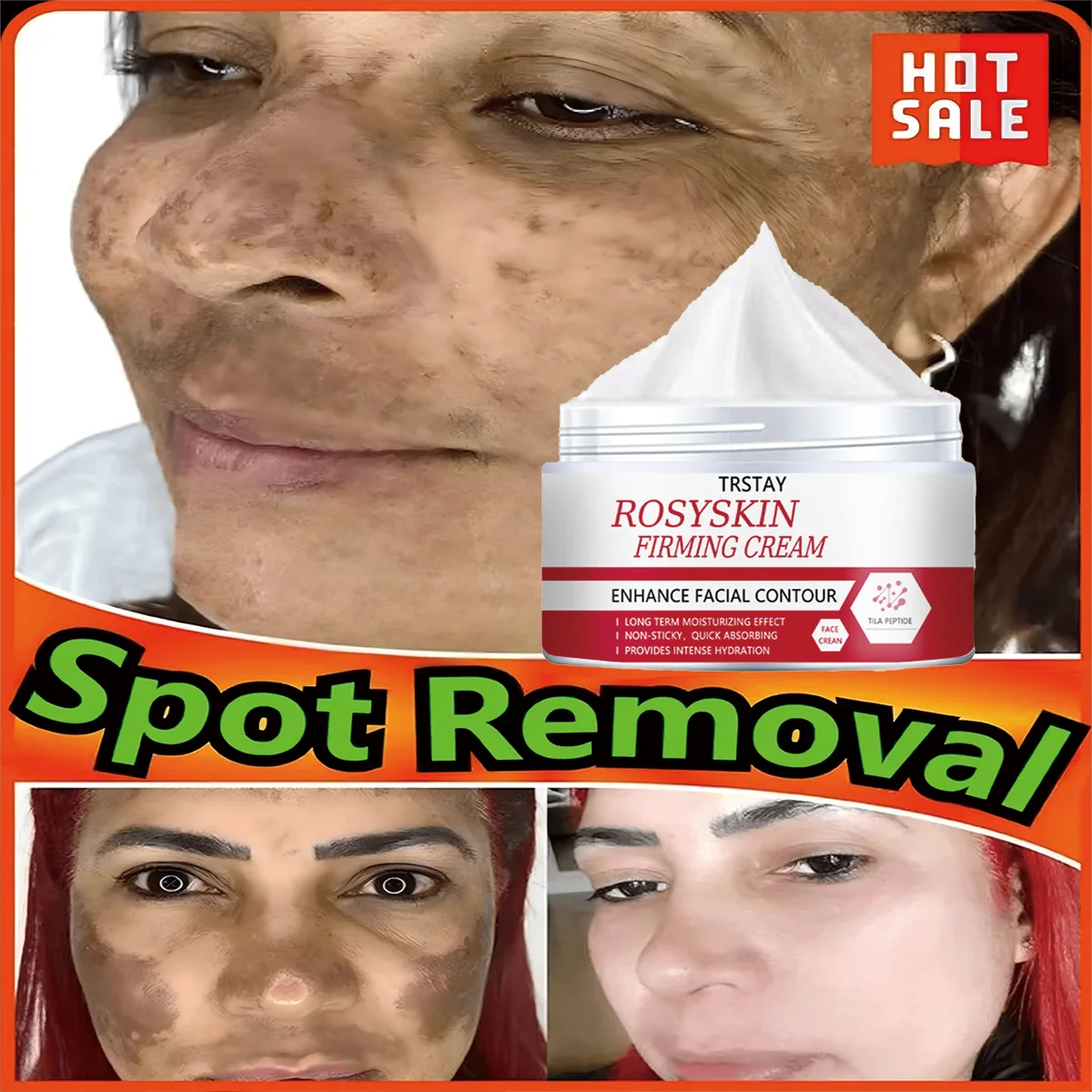 

TRSTAY Rose Крем для подтяжки кожи лица Быстрое впитывание Нелипкое увлажнение Улучшает контуры лица Уход за кожей беременных