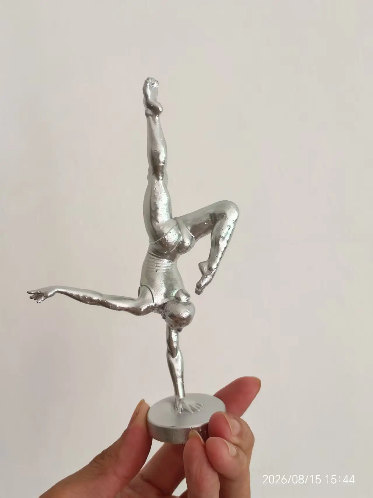 3D Printed Single-Handed Balancing Ballet Dancer Figurine, Modern Artistic Gymnastics Girl Desktop Decorative Sculpture view 5