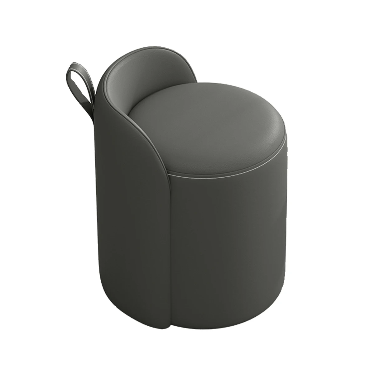 #￥Minimalist Style Living Room Chair  Modern Small LeisureChair Popular Cheap Stool WholesaleLight Luxury Leather Chair for Home
