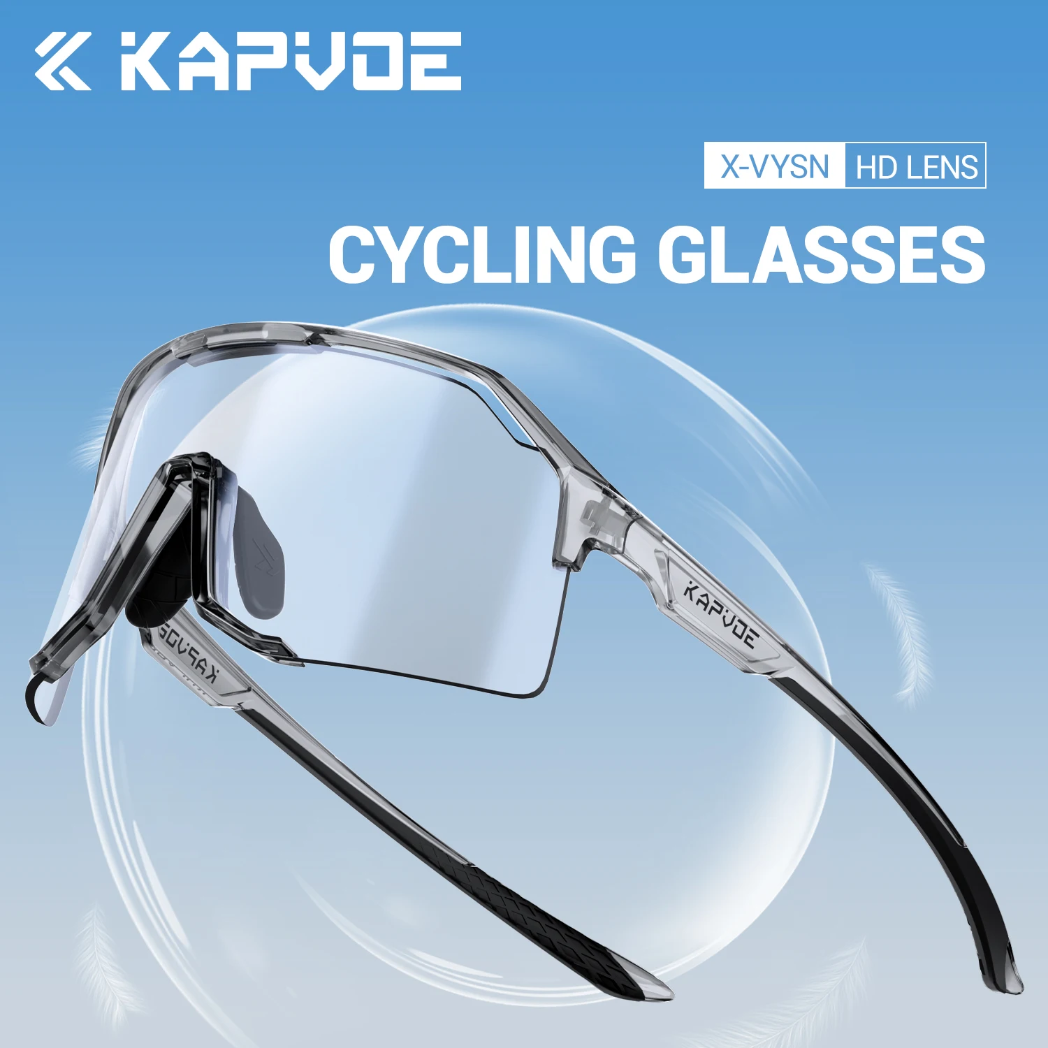 

Kapvoe New Outdoor Road Driving Cycling Running Sunglasses Men Women Sports Running Glasses MTB UV400 Running Hiking Goggles