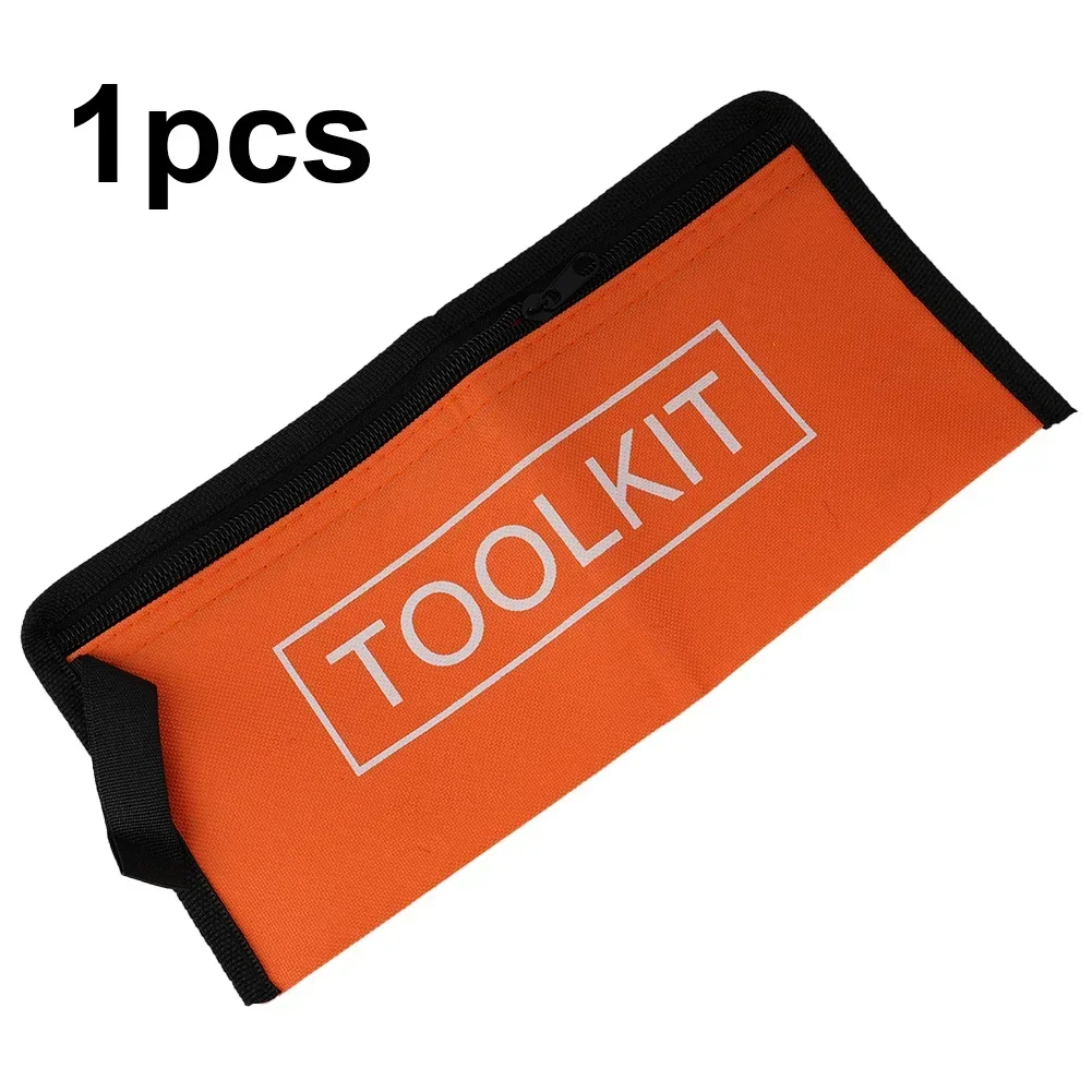 Bag Tool Pouch Bag Storing Small Tools Tools Bag 28x13cm Canvas For Organizing Orange Pouch Bags Storage Waterproof Durable