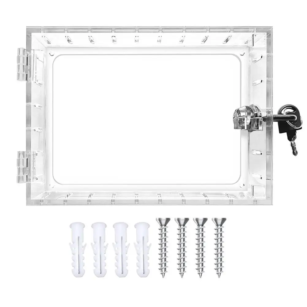 Thermostat Lock Box Universal Guard Cover with Clear for Wall Accessory Wireless
