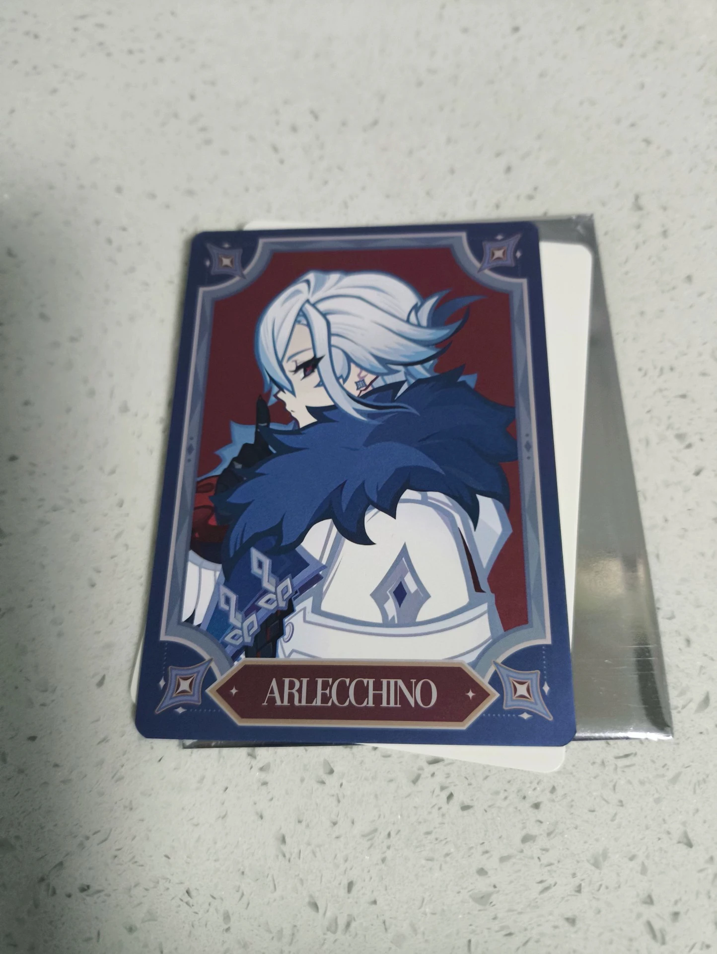 In Stock Genshin Impact  Frost Trace Flame Fatui Arlecchino Photo Card