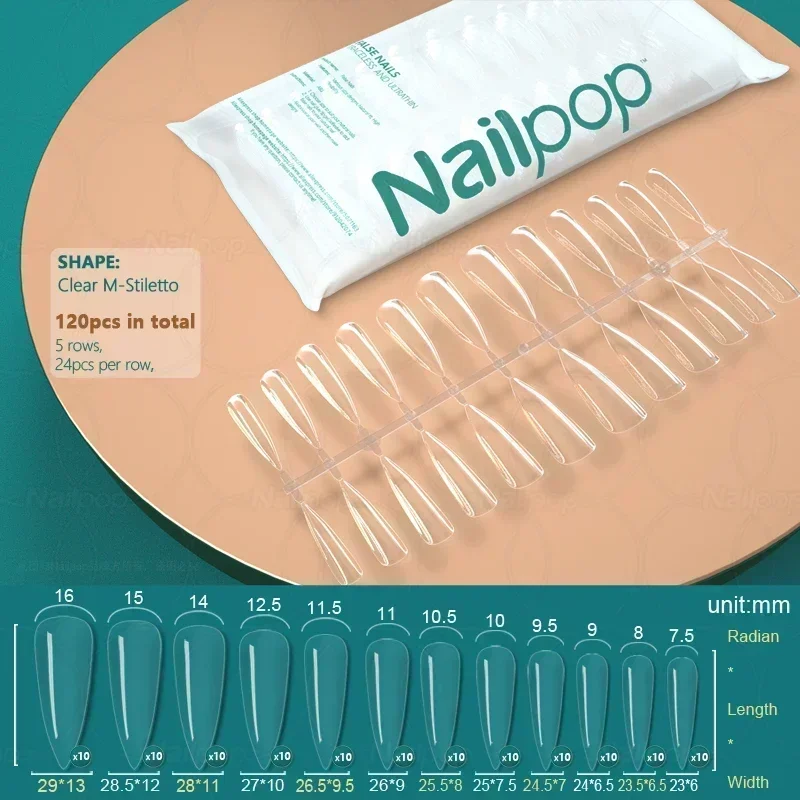 Clear M-Stiletto 120
