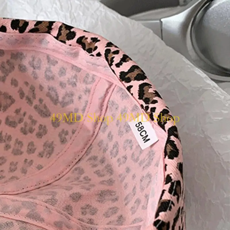 

49MD Леопард Bownot Caps для взрослых подростков Sailor Hat Hate Catching Fisherman Hat