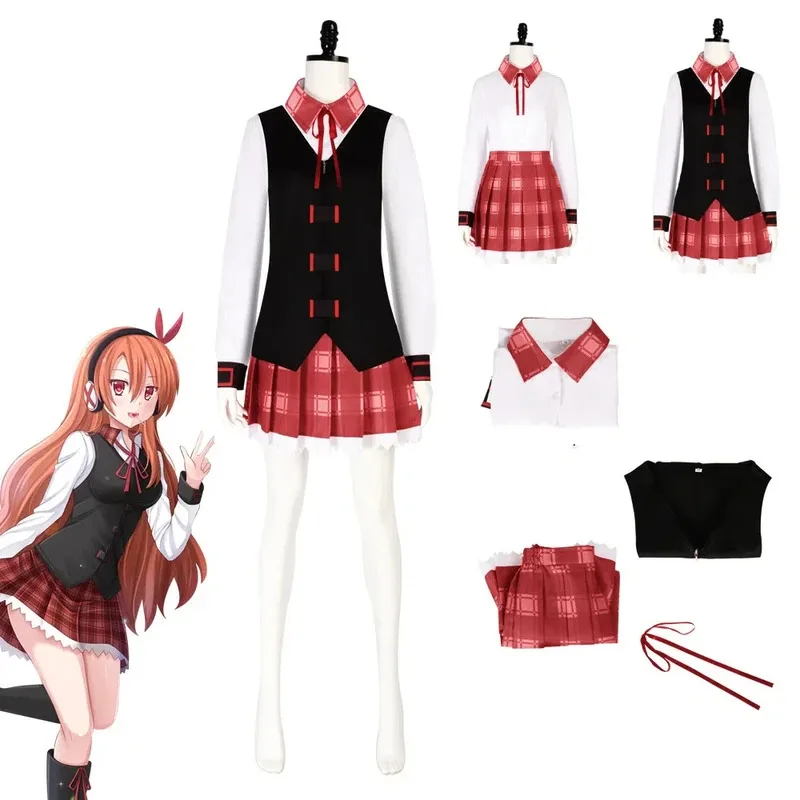 

Аниме Cut Red Pupil Role Chelsea Косплей Костюм Хэллоуин Милый сексуальный костюм для взрослых женщин