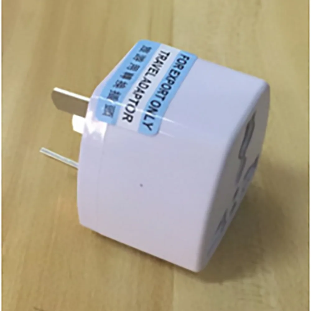 Portable 3 Pin AU Plug Converter Adapter White 220V Power Converter Travel Conversion Plug for Phones Household Appliances