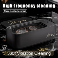 High-Efficiency Ultrasonic Glasses Cleaner, Household Appliance, Optimal Dirt Removal, Compact High-Frequency Cleaning Machine