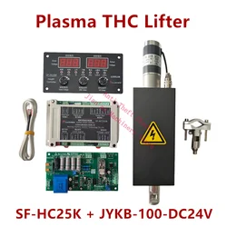 THC Plasma Cutting Torch Height Controller SF-HC25K with THC Lifter JYKB-100-DC24V-T3