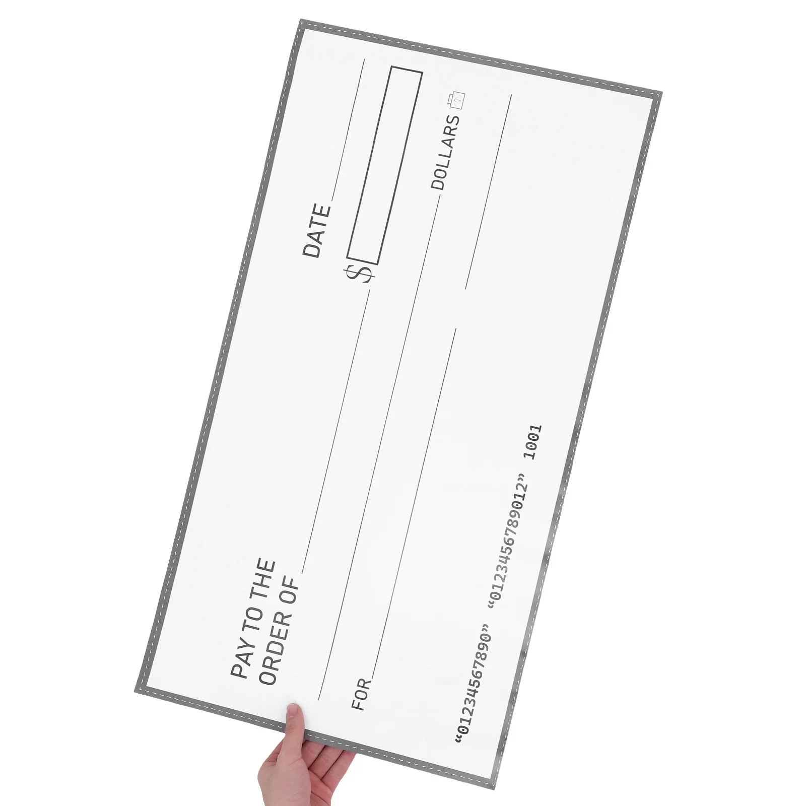 Big Check Giant Dry Erase, wasserfest, wiederverwendbar, für verspielte Präsentationen, Streiche, Wohltätigkeitsveranstaltungen, Auszeichnungen, Dekorationen