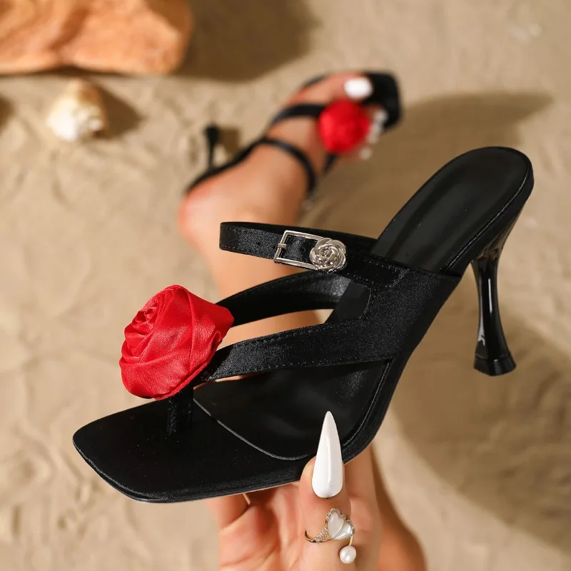 

Women's Shoes Designer Pointed High Heel Sandals Fashion Banquet Shoes for Women High Heel Pumps Sexy Open Toed Sandals Zapatos