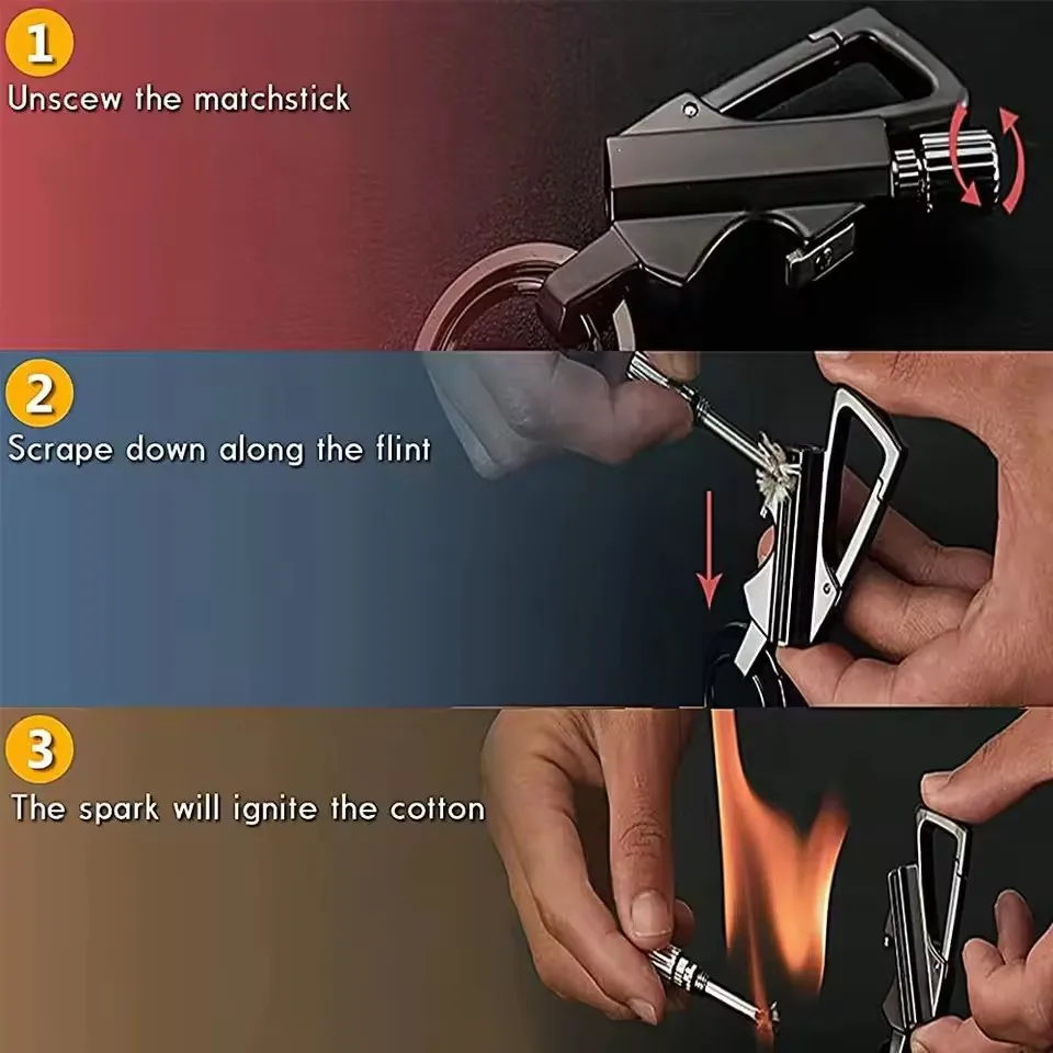 جديد متعدد الوظائف أخف المفاتيح فتاحة الزجاجات البيرة في الهواء الطلق المحمولة الشاعل التدخين اكسسوارات الأدوات الرجال EDC هدية