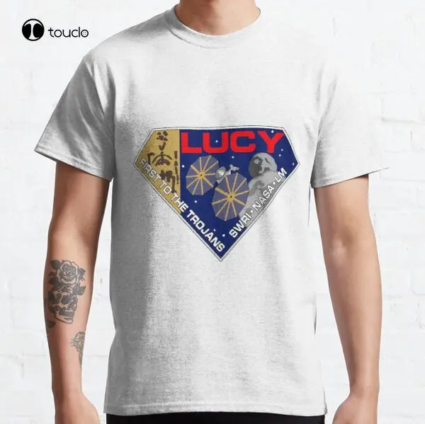 Lucy Mission Logo Classic T-Shirt Tee Shirt Custom Aldult Teen Unisex Digital Printing Fashion Funny New Xs-5Xl