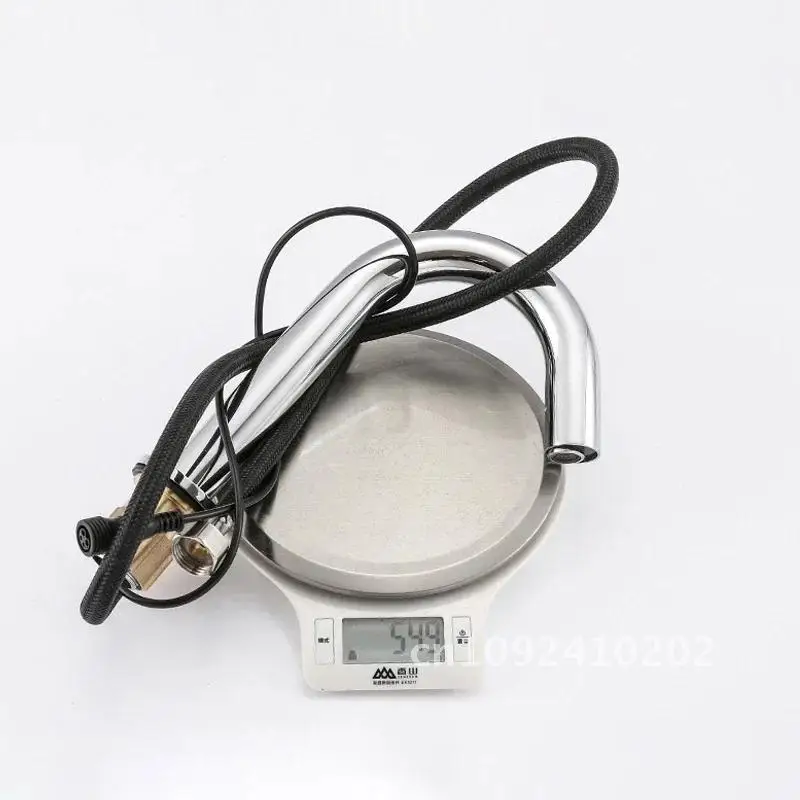 Automatic Touchless Faucet Bathroom Sink Infrared Motion Sensor Tap Steel Basin Gold Sense Smart Grifo Black Stainless Induction