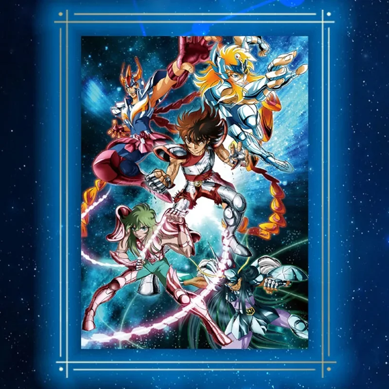 New Saint Seiya 38th Anniversary Gift Box Card Hilda Pandora Athena Rare Anime Character Collection Card Kids Toy Christmas Gift