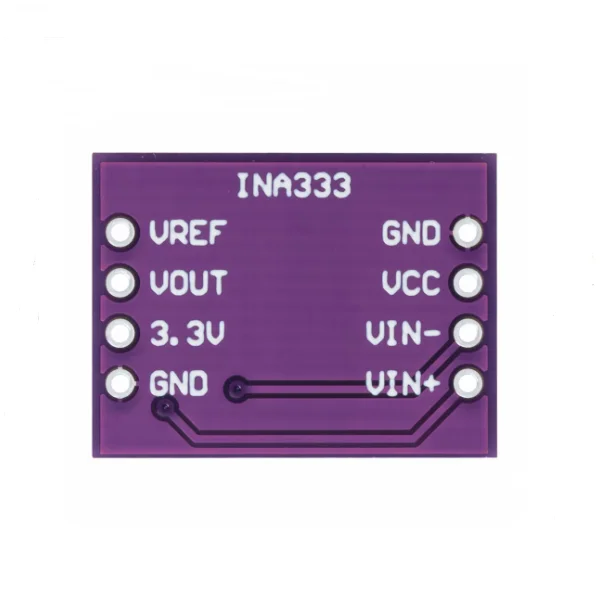 MCU-333 INA333 Human Weak Signal Multi functional Triple Operation Precision Instrument Amplification Module